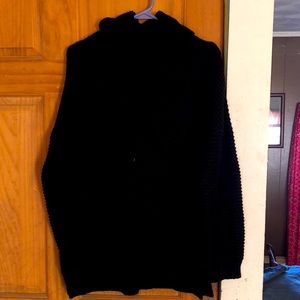 Oversized Turtleneck Knit Sweater